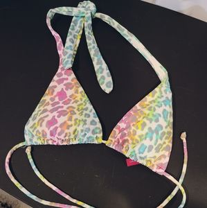 Pink Victoria Secret Halter Swim Suite Top